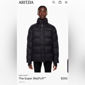 Aritzia superpuff original black
